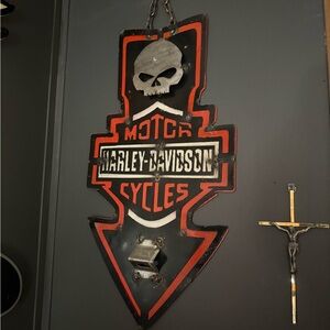 Harley-Davidson Black and Red Art & Decals Wall Decor